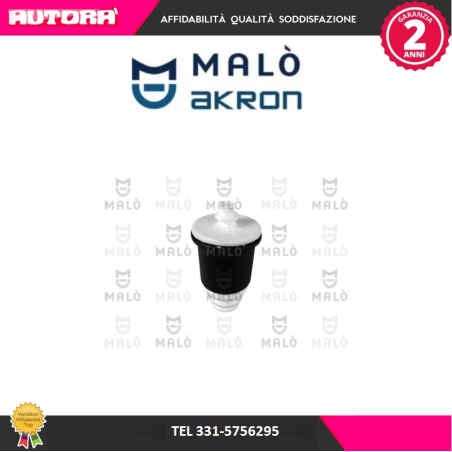 146322 Tampone Paracolpo fine corsa post adattto a Fiat Panda (MARCA-MALO')..