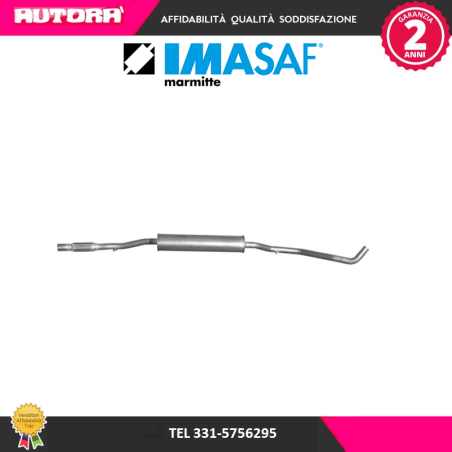 165356 Silenziatore centrale per Lancia Ypsilon (312) (MARCA IMASAF)..