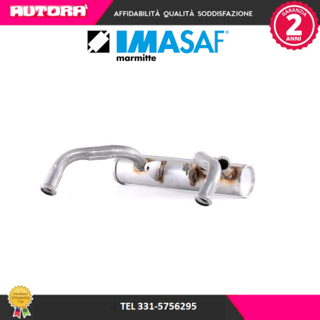 211303 Silenziatore anteriore adatto a Citroen Dyane-2 cv (MARCA IMASAF)..