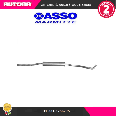 246044 Silenziatore centrale per Lancia Ypsilon (312) (MARCA ASSO)..