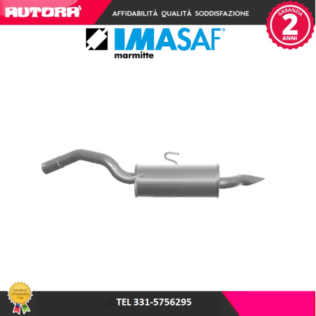 269707 Silenziatore posteriore adatto a Fiat Scudo-P806 (MARCA-IMASAF)..