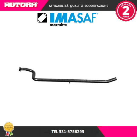 271704 Tubo scarico centrale adatto a Fiat Panda 4x4 (MARCA-IMASAF)..