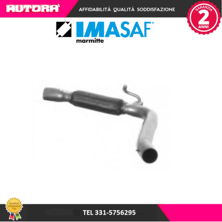 279245 Tubo gas scarico centrale adatto a Multipla (MARCA-IMASAF)..