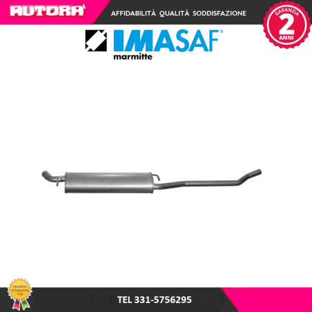 279266 Silenziatore centrale per Fiat Multipla Bipower (MARCA IMASAF)..