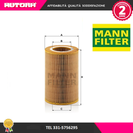 C1041 Filtro aria (MARCA-MANN FILTER)