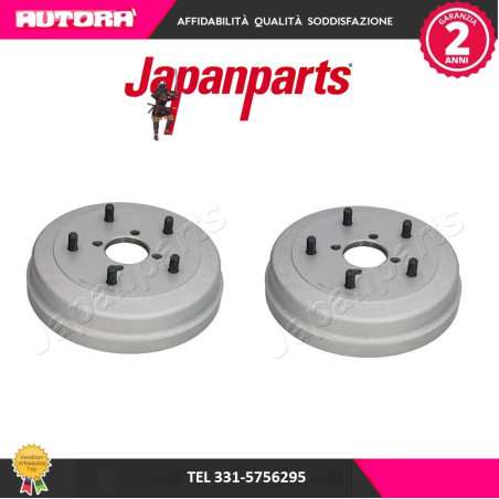 TA802C Coppia tamburo freno per a Suzuki (MARCA-JAPANPARTS)..