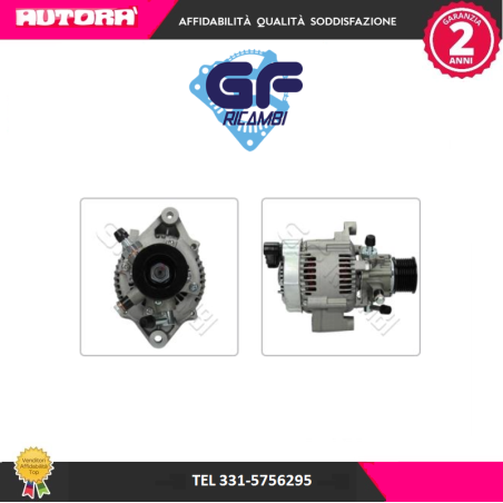 AL0177GE Alternatore 100 ampere per Jeep Cherokee (MARCA GF)..