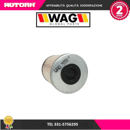 W8161 Filtro carburante (MARCA WAG)..