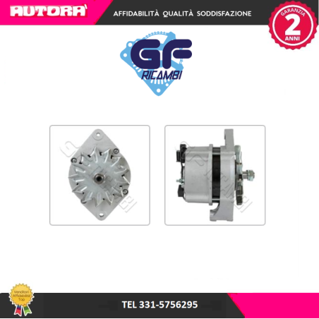 AL0957GE Alternatore 12 volts 90 ampere (MARCA GF)..
