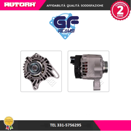 AL0159DE Alternatore (MARCA GF-ORIGINALE DENSO)..