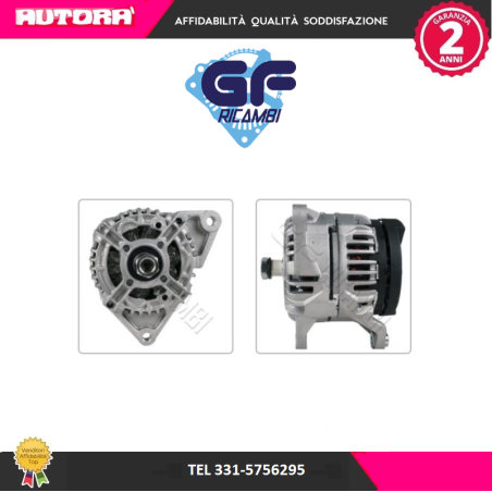 AL1546GE Alternatore (senza puleggia) (MARCA GF)..