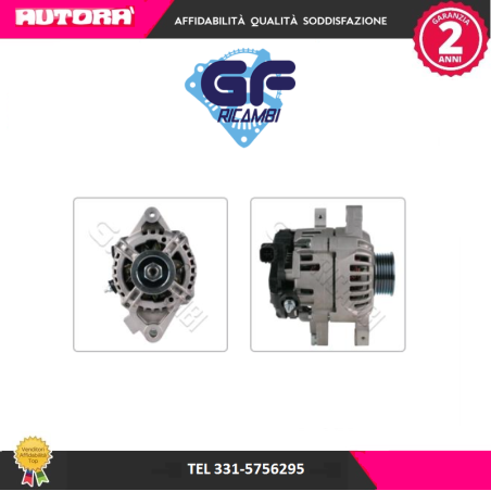 AL0475GE Alternatore per Toyota Yaris 1.0 (MARCA GF)..