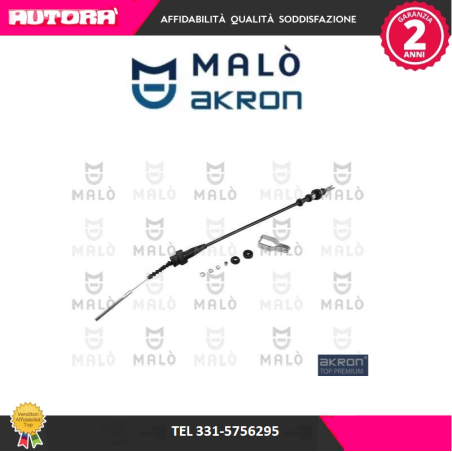 21188 Cavo comando, Comando frizione per Nissan Micra II (MARCA-MALO')..