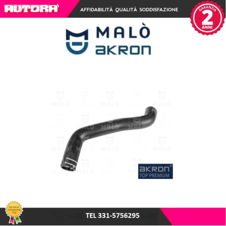 14755A Flessibile radiatore superiore adatto Fiat Multipla Bipower (MARCA MALO')