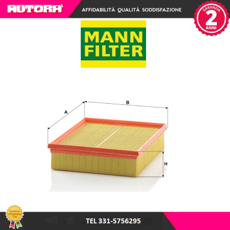 C25146 Filtro aria per Land Rover Defender (MARCA MANN FILTER)..