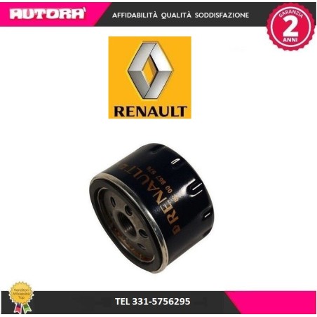 8200768913 Filtro olio (MARCA RENAULT ORIGINALE)..