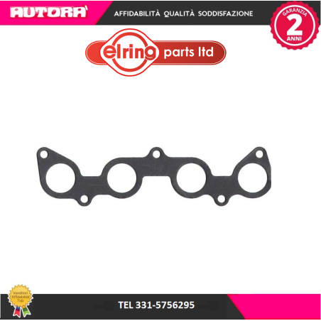 480650 Guarnizione, Collettore gas scarico Fiat Panda-500 900 (MARCA ELRING)..
