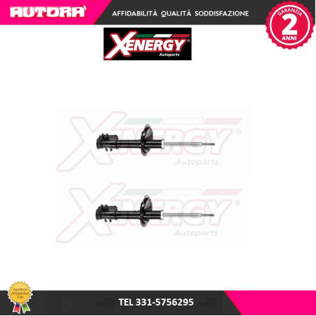 X843333 Coppia ammortizzatori anteriore per Fiat Punto I-Lancia Y (MARCA XENERGY)..