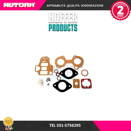 W8 Kit riparazione, Carburatore Fiat 500 F-L-R Weber (MARCA-HOFFER).