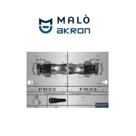 8493 Flessibile del freno anteriore Alfa Romeo 164 (MARCA-MALO')..