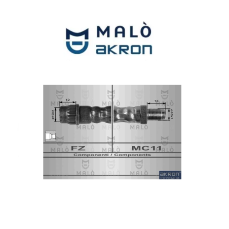 8500 Flessibile del freno anteriore per Renault 9-11 (MARCA-MALO')..