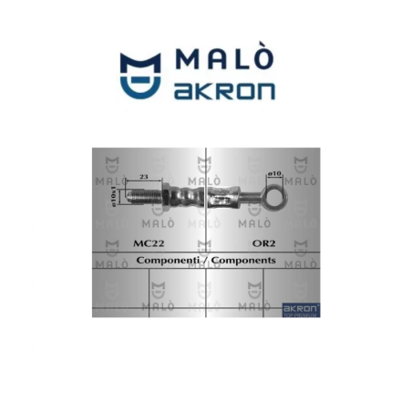 8514 Flessibile del freno anteriore per Suzuki SJ 413 (MARCA-MALO')..