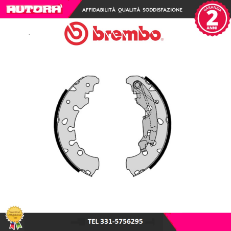 S23530 Kit ganasce freno posteriore (MARCA BREMBO)