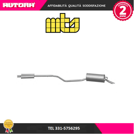 Marmitta terminale adatto a Fiat Punto (176) (MARCA MTS)..