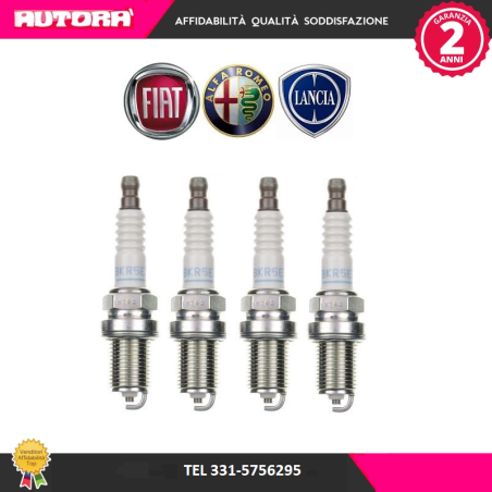 46531918 4 Candele accensione (MARCA ORIGINALE-FIAT)..