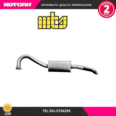 Silenziatore posteriore adatto a Alfa Romeo Spider (MARCA-MTS)..