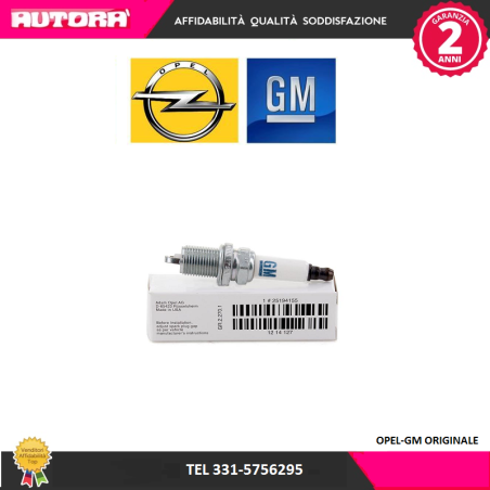 Candela accensione (MARCA OPEL ORIGINALE)..