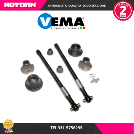 41 Kit semiassi rinforzati adatto a Fiat 500 F-L-R d. 25 (MARCA-VEMA)..