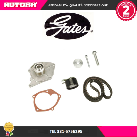 KP25578XS Kit distribuzione c/pompa acqua Renault 1.5 dci (MARCA GATES)..