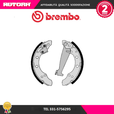 S85511 Kit ganasce freno posteriore (MARCA-BREMBO)..