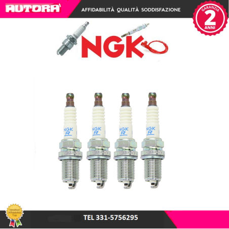 4 Candele accensione ­BKR6EZ (MARCA NGK)..