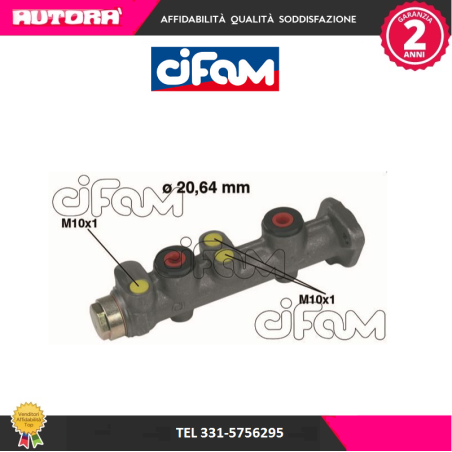 202066 Pompa freno,cilindro maestro (MARCA CIFAM)..