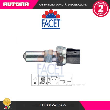 Interruttore, Luce di retromarcia (MARCA FACET)..