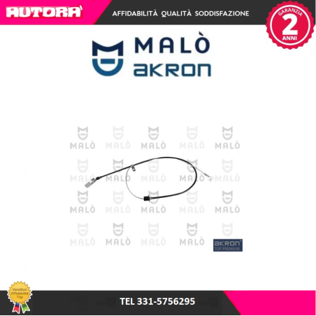 Cavo comando motorino d'avviamento adatto a Fiat 500 D (MARCA MALO')..
