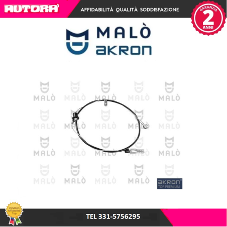 Cavo comando motorino d'avviamento adatto a Fiat 500 F-L (MARCA MALO')..