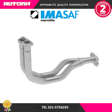 271701 Tubo gas scarico anteriore adatto a Fiat Panda (141) (MARCA IMASAF)..