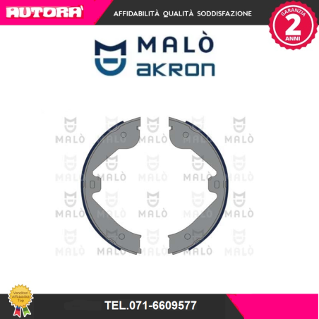 Kit ganasce, Freno stazionamento Q7-Range Rover III-Cayenne-Touareg (MARCA MALO')