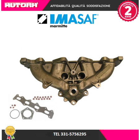 Collettore di scarico Fiat Multipla 1.6 16V BiPower (MARCA IMASAF)..