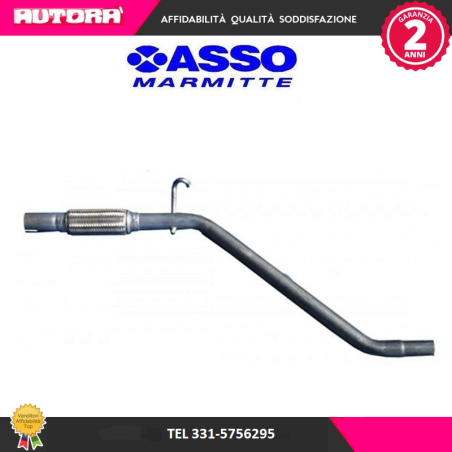 124027 Tubo flessibile centrale adatto a Fiat Panda 900 ie (MARCA-ASSO)..