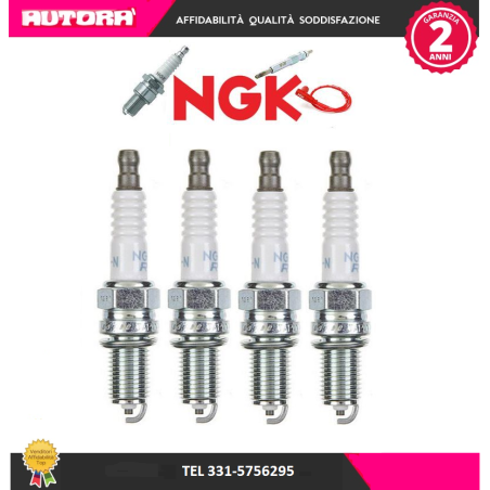 4 Candele accensione DCPR8E-N (MARCA NGK)..