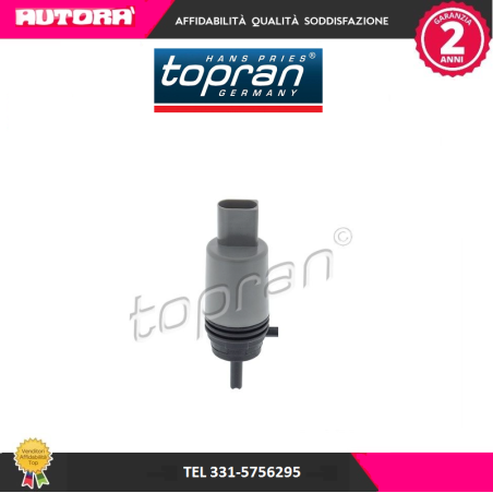 Pompa acqua lavaggio, Pulizia cristalli Bmw 1-3-X5-X6 (MARCA TOPRAN)..