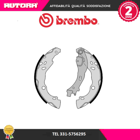 Kit ganasce freno Ypsilon-P1007 (MARCA BREMBO)..