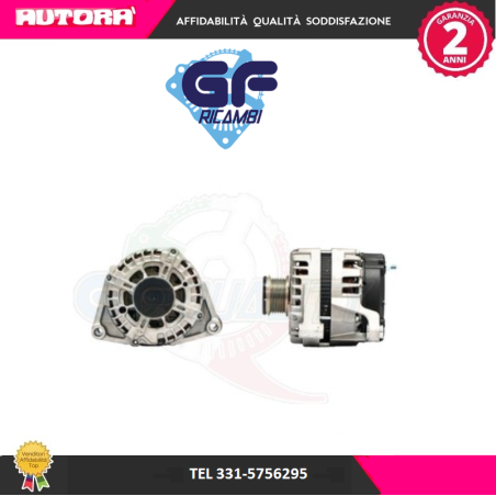 ALGE01878 Alternatore 130 ampere Opel Mokka 1.4 (MARCA GF)..