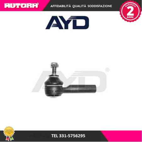 Testina sterzo adatto a Fiat Panda-Seat Marbella (MARCA AYD)..