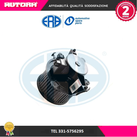 Ventola aspirazione, Aria abitacolo (MARCA ERA)..