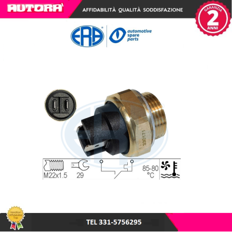 Termocontatto, Ventola radiatore (MARCA ERA)..